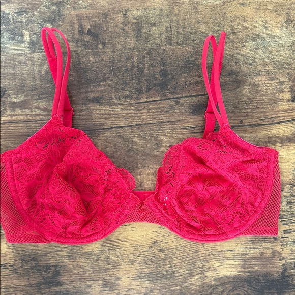 Victoria's Secret Other - Victoria's Secret Red Lace Underwire Bra